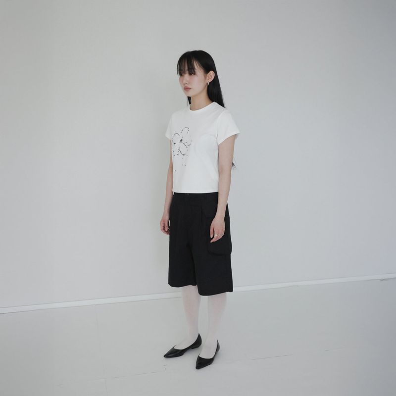 ドットドットTシャツ - アイボリー