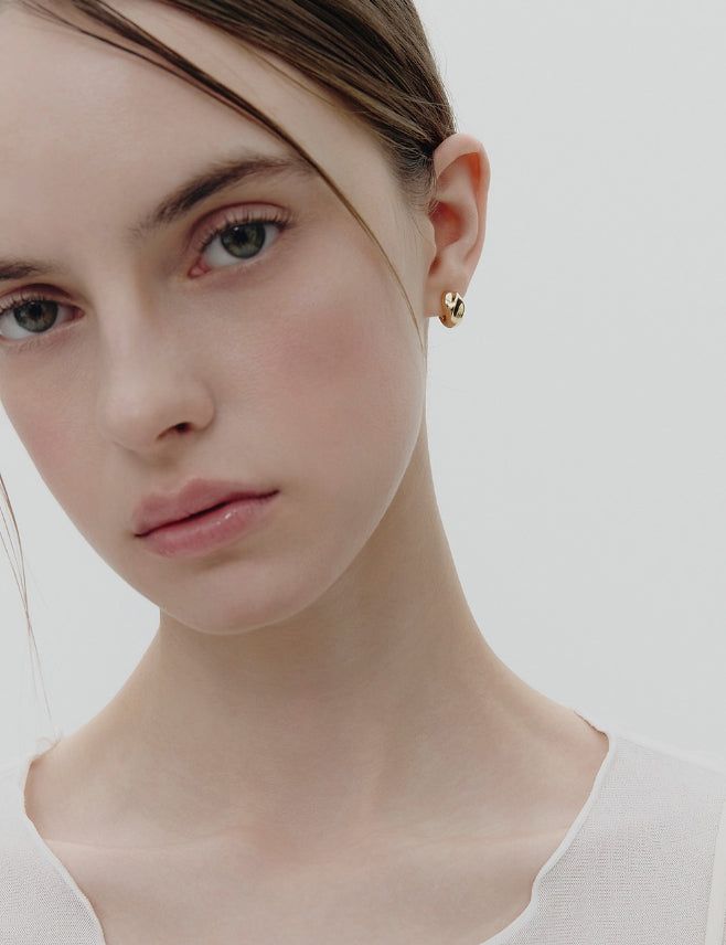 26SS★ Truvion Hoop Earrings