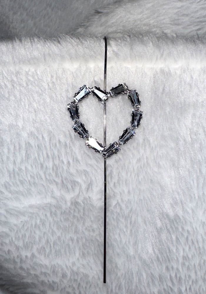Heart Ear cuff Earring 1PC