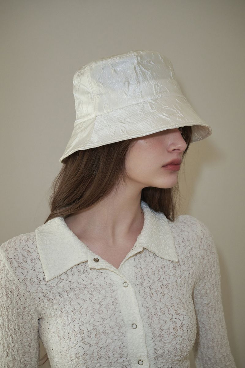 SOUFFLE bucket hat_ivory