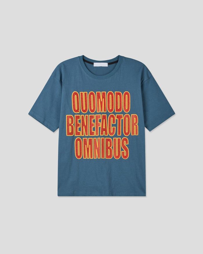 (UNISEX) Quomodo Embo Text Tee