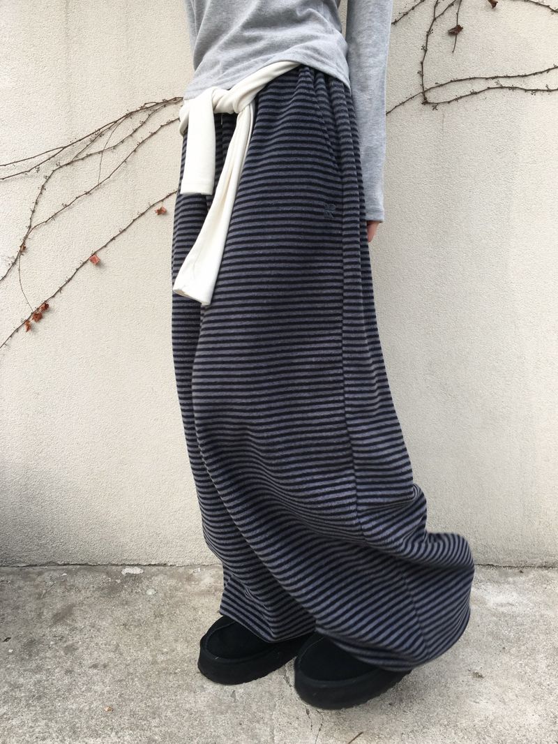 [Ritcore MADE] Striped Fleece Pants (3c)