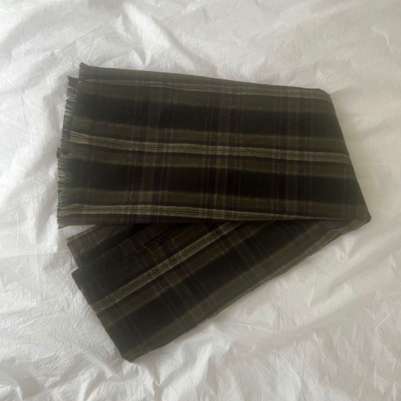 Warmk Vintage Checked Winter Scarf