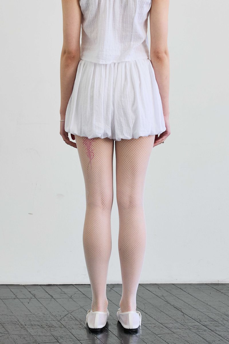  CUDDLY BALLOON SKIRT PANTS / WHITE