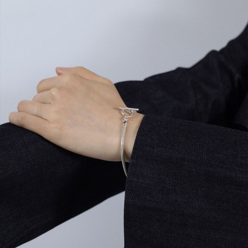 【MADE】 Thick line bracelet