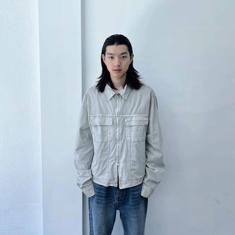 FADE MEET（フェードミート）の「クロップドユーティリティジップジャケット（トップス）」