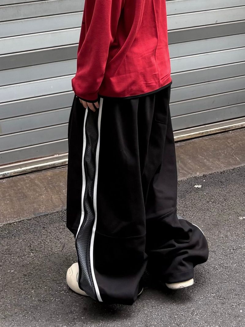 track two-way cotton balloon pants