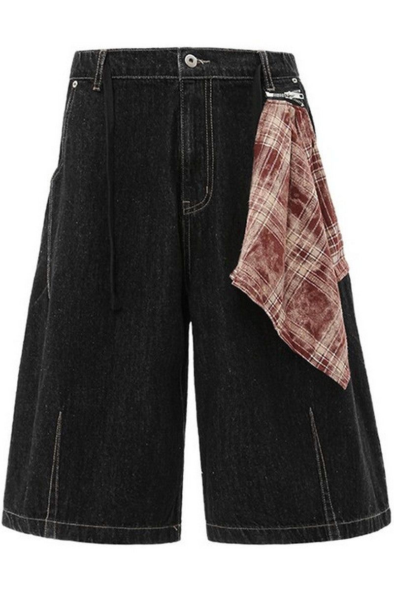CZ Basicsの「Patchwork Bandana Denim Shorts(Pants)」