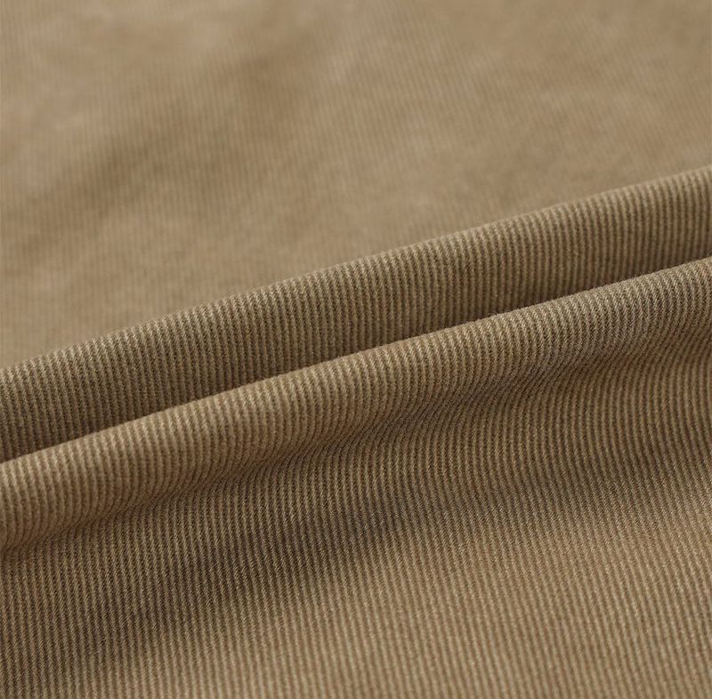 Rentto Basic Collar Zipper Loose Fit Cotton Jacket