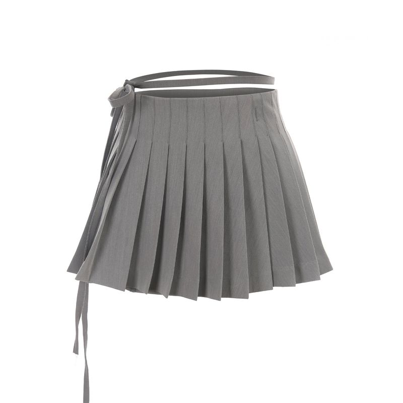 Avant 2-way wrap pleated skirt 003