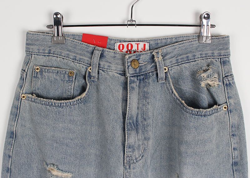 DAMAGE VINTAGE DENIM PANTS
