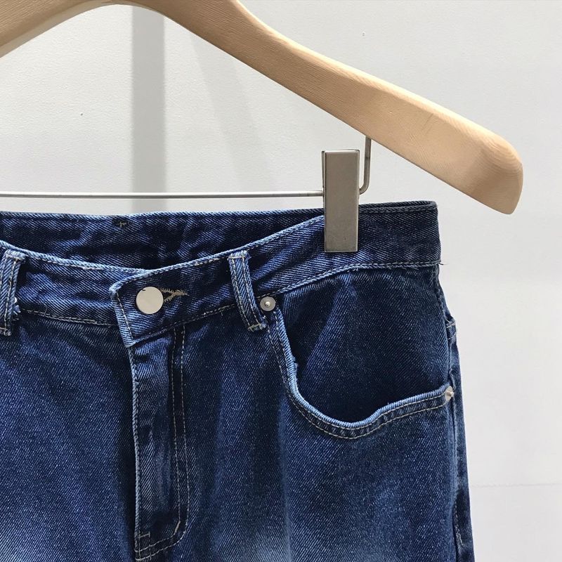 kato washing black denim pants