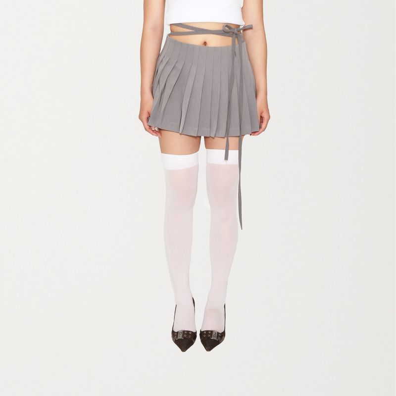 Avant 2-way wrap pleated skirt 003