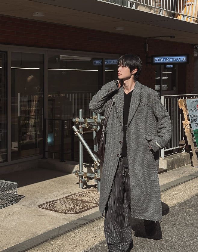 2PLAN（ツープラン）の「Brood Tweed Dekki Wool Coat（Jackets/Outerwear）」