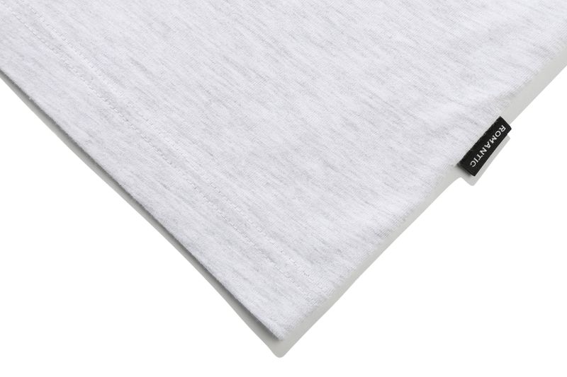 CHUBBY LOGO TEE SHIRT_LIGHT GREY