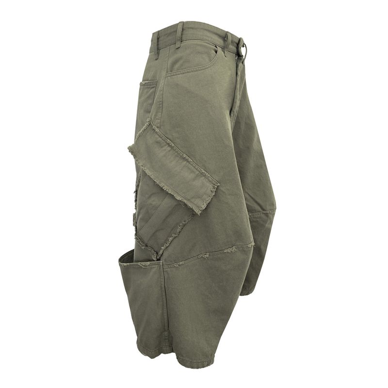VTG BACK BOOTS CARGO SHORTS_KHAKI