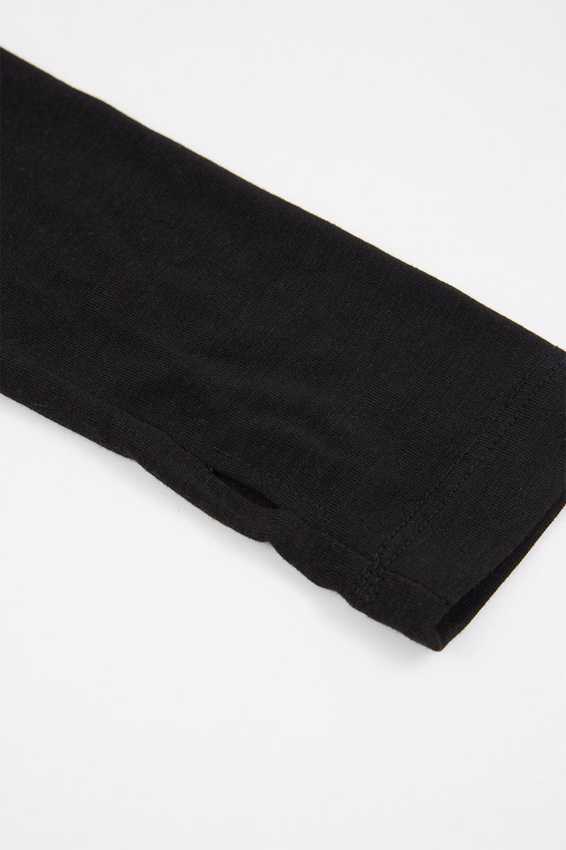 Youth basic fleece turtle-neck T-shirt