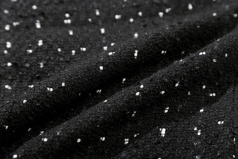 PURE TWEED DRESS_BLACK