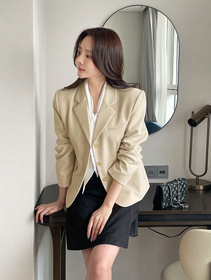 iam mari（アイアム マリ）の「Dains Tailored Collar Short Jacket（Jackets/Outerwear）」
