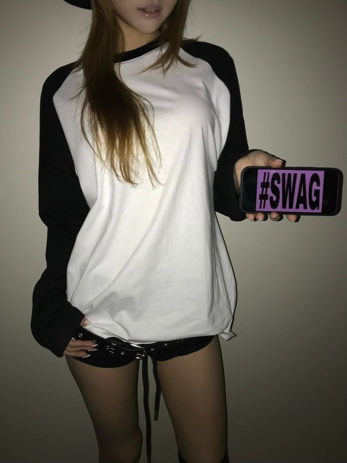 2000s Mono Raglan Tee