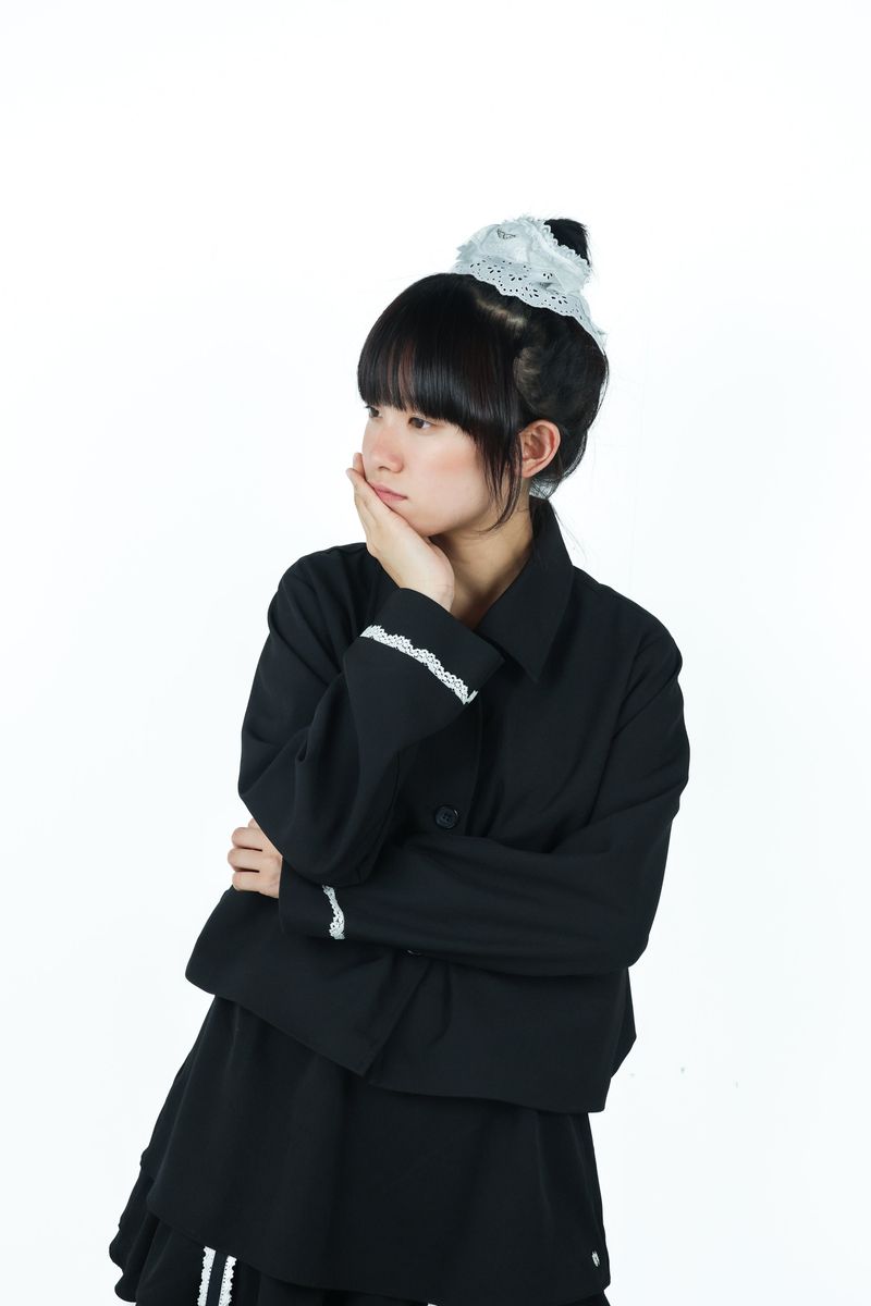 bigribbon jacket(black)