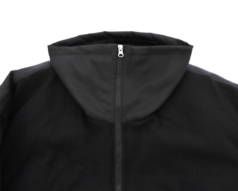 [MADE] Beckin high neck knit color combination balloon aviation jumper