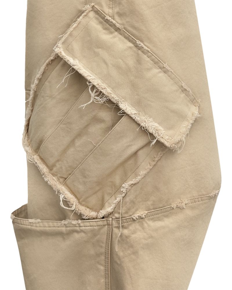 VTG BACK BOOTS CARGO SHORTS_BEIGE