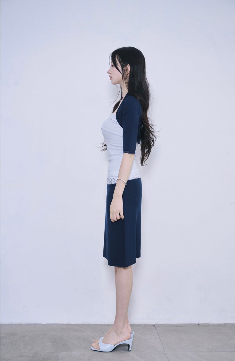 [MADE] Sherry Lace Midi Skirt