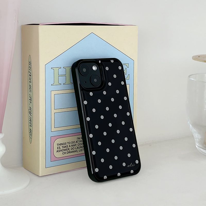 dot epoxy bumper case(black)