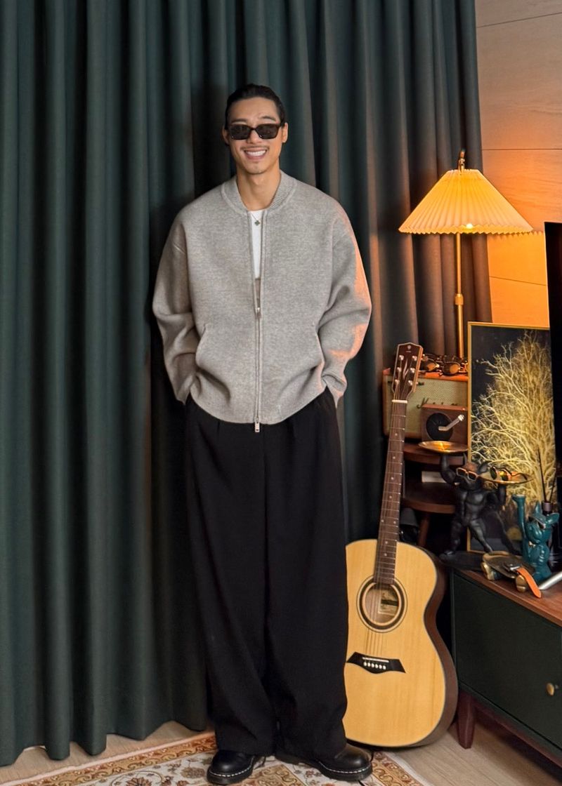 Perion Round Two-Way Cardigan 5COLOR