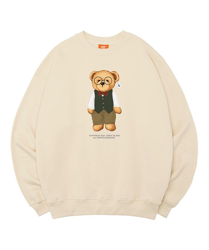 Bow-Tie Teddy Sweatshirts