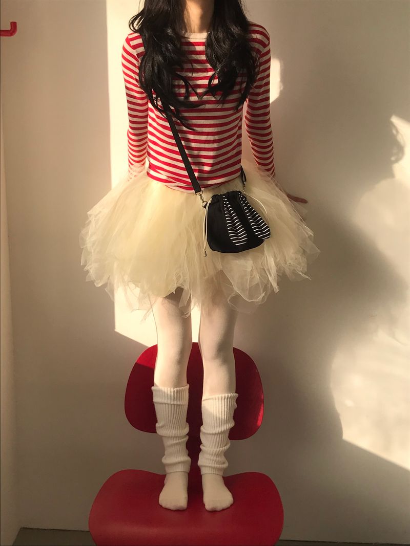 Bunny bag - Black stripes