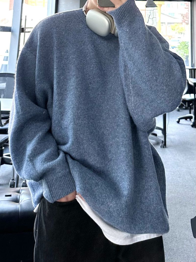 never soft round overfit knit