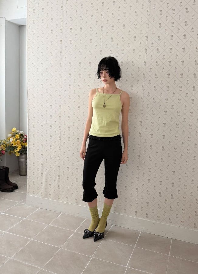 FRILL HALF LEGGINGS