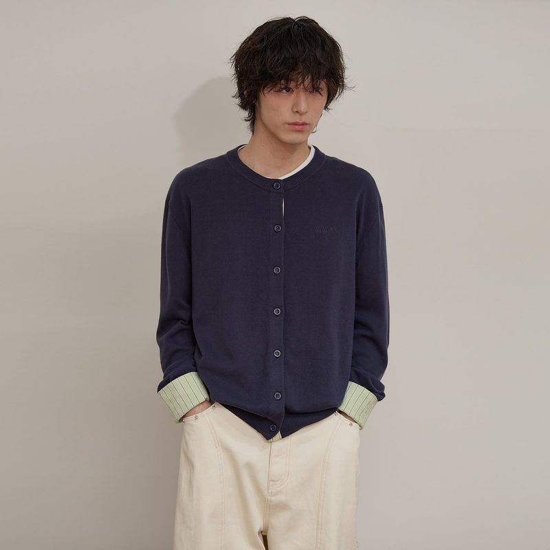 Stripe Roll Up Cardigan