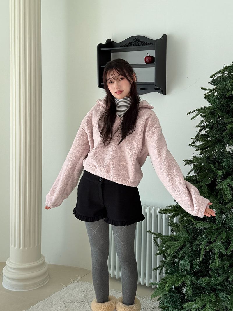 [MADE] MEMBER FLEECE HALF ZIP-UP
