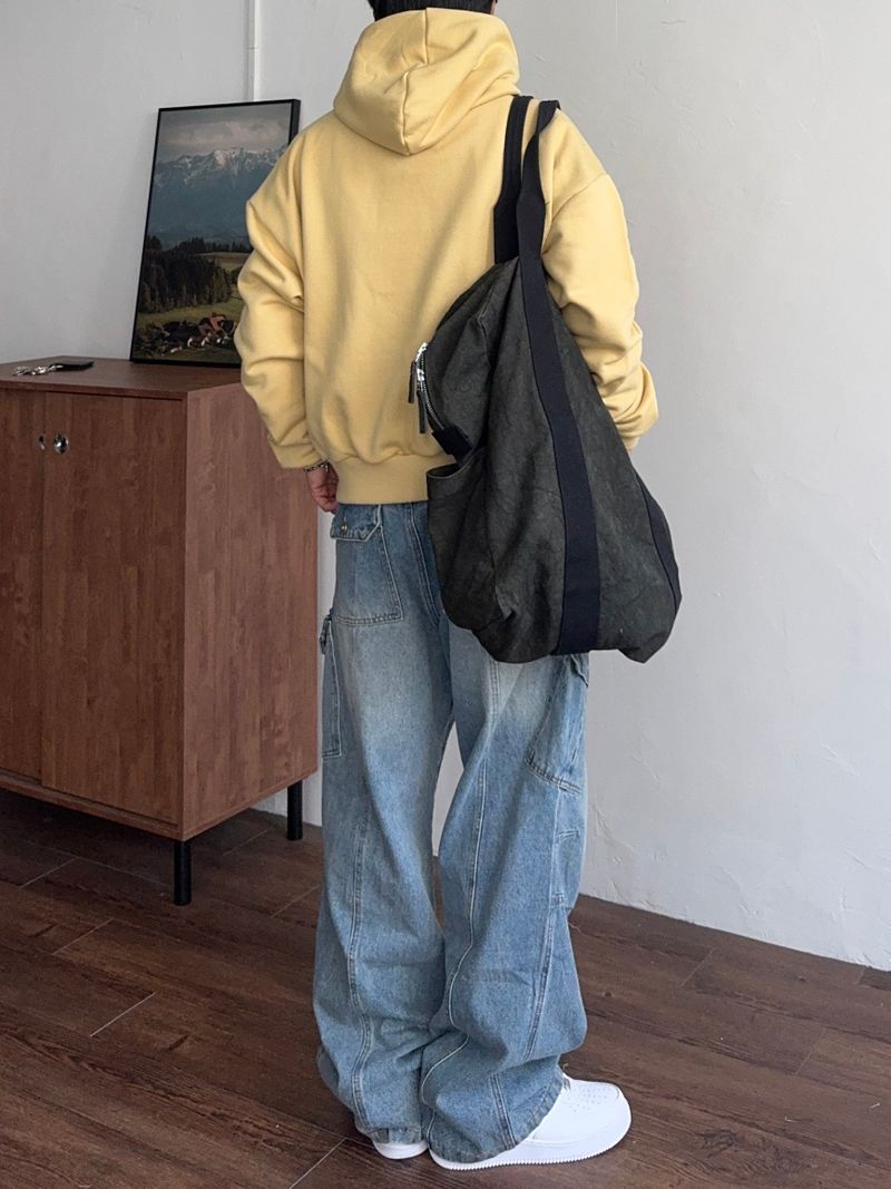 Glide Wide Cargo Denim (3color) (No.1007)