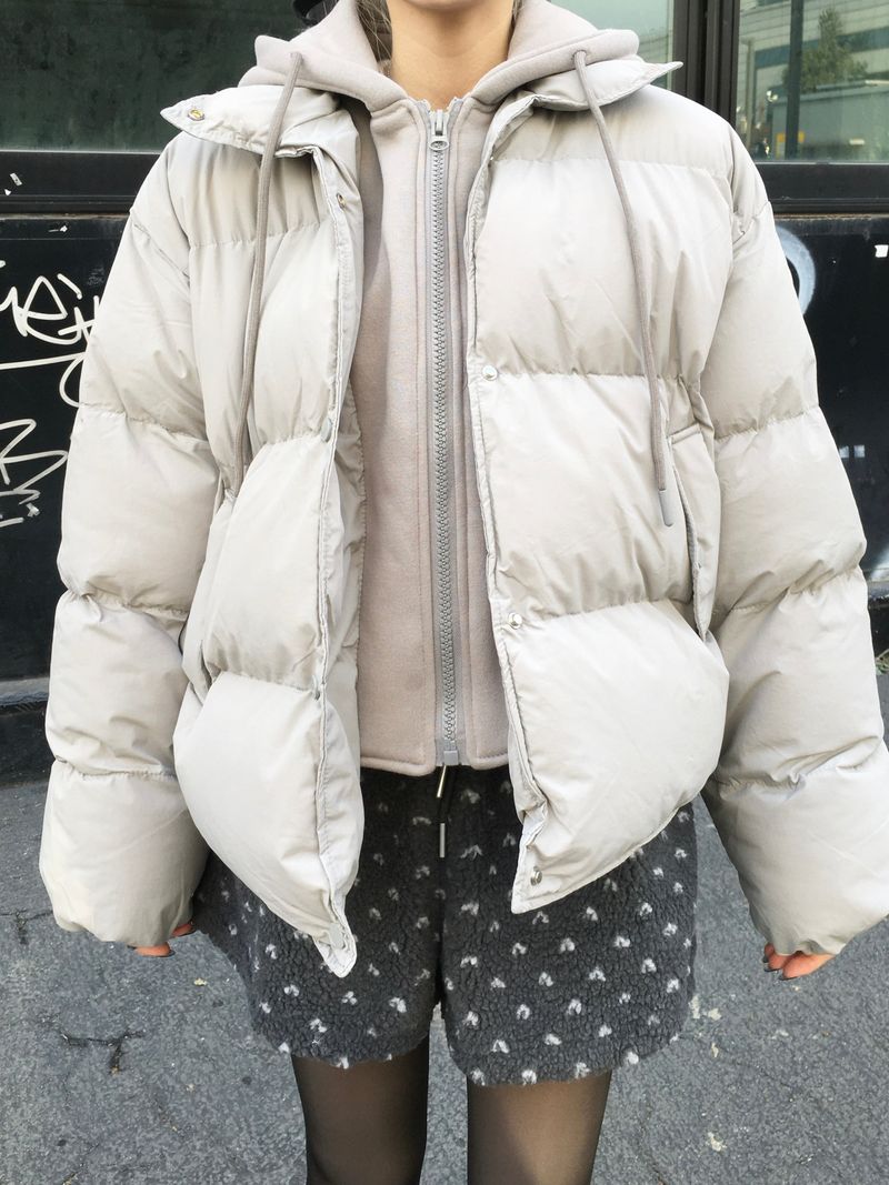 Urban Hood Layered Daily Short Padding (4c)