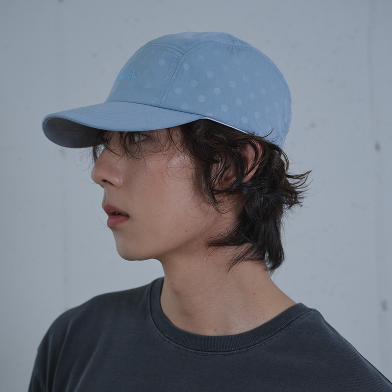 Flicker Dot Camp Cap (Sky Blue)
