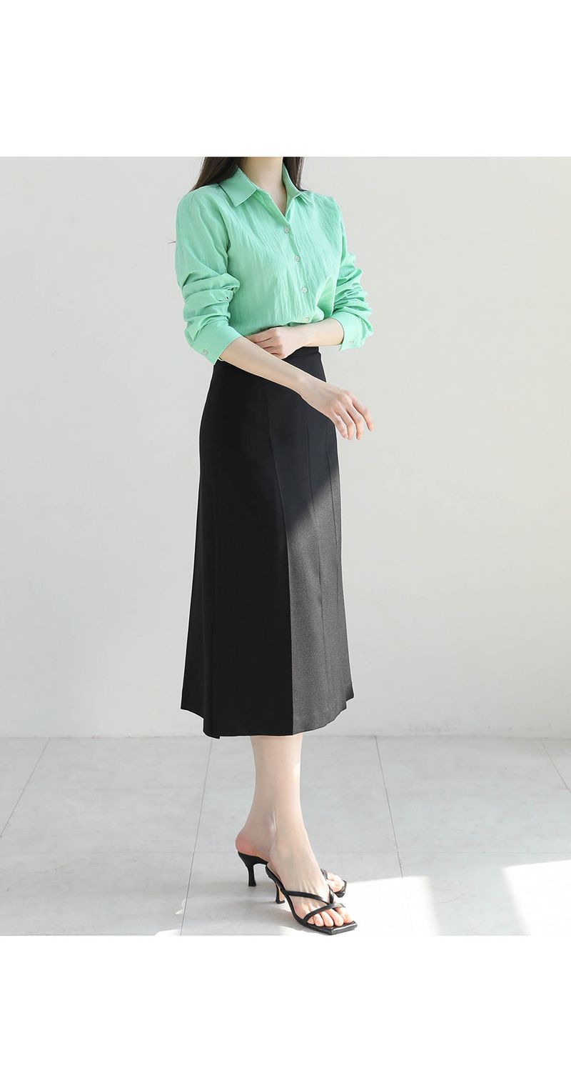 Kate lamb's slit skirt
