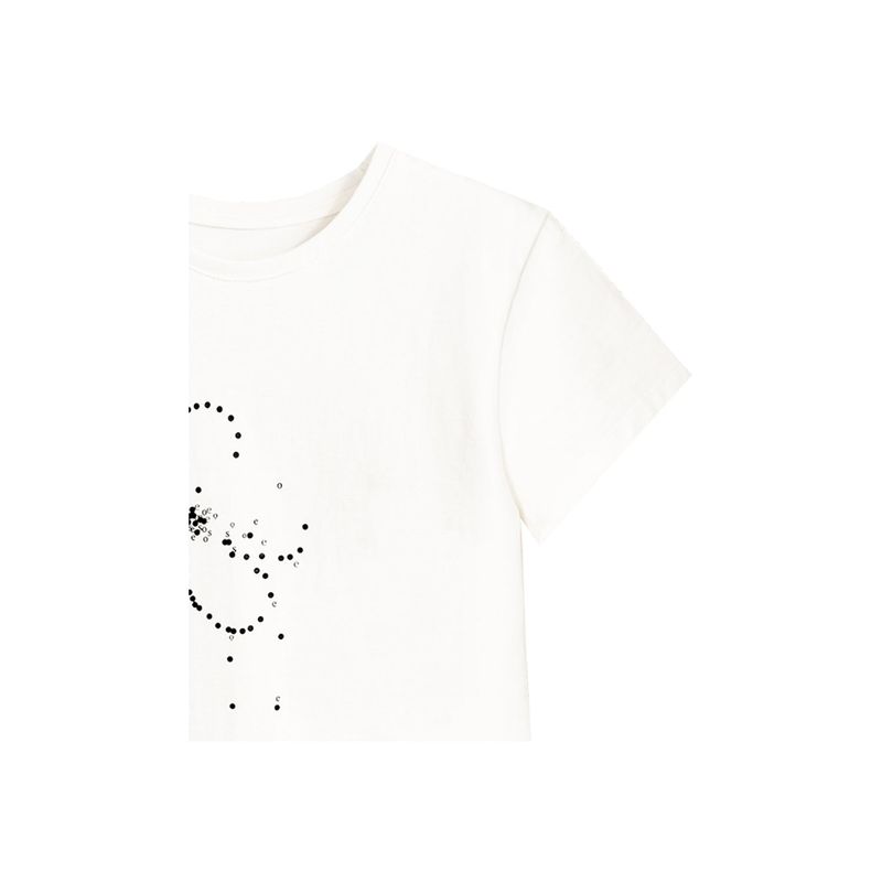 ドットドットTシャツ - アイボリー