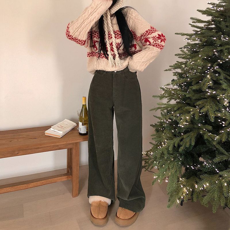 [BELLIDE MADE] Diget corduroy wide pants