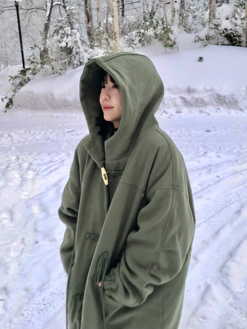 (quilted beam)Miyuki long hood duffle coat