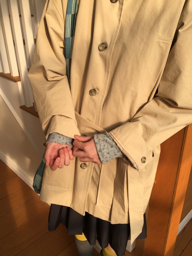 Windsor trench half coat (2color)