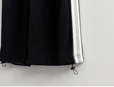 Enz Side Track Line Wide Pants