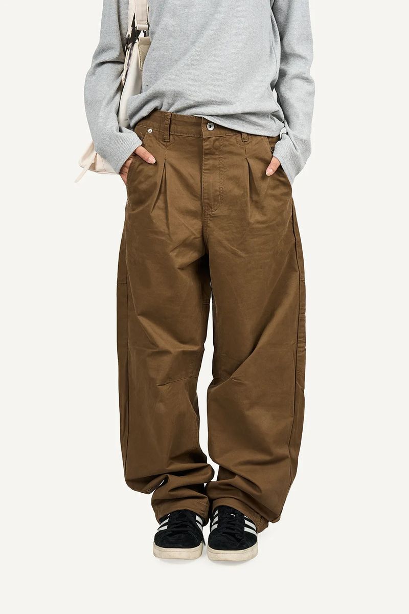 Raucohouse（ラウコハウス）の「Utility Pintuck Wide Cotton Pants（Pants）」