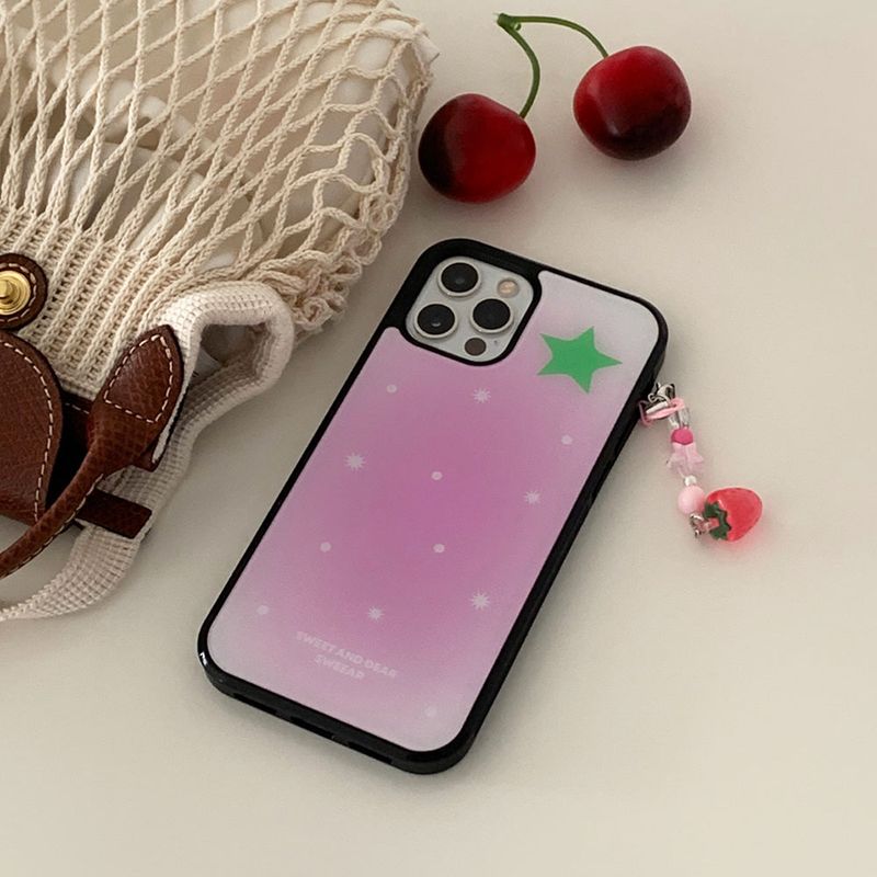 STRAWBERRY GLASS BUMPER CASE