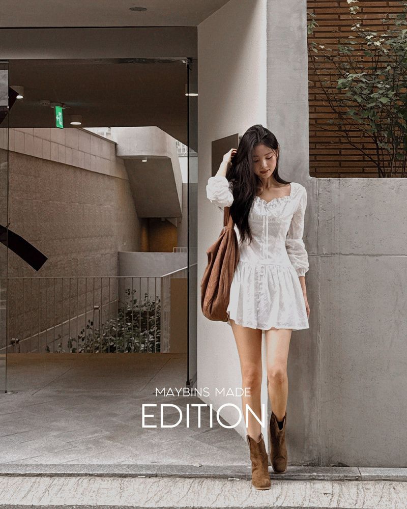 MAYBINS（メイビンス）の「[MADE] Elnne Shirring Mini Dress（Dresses）」