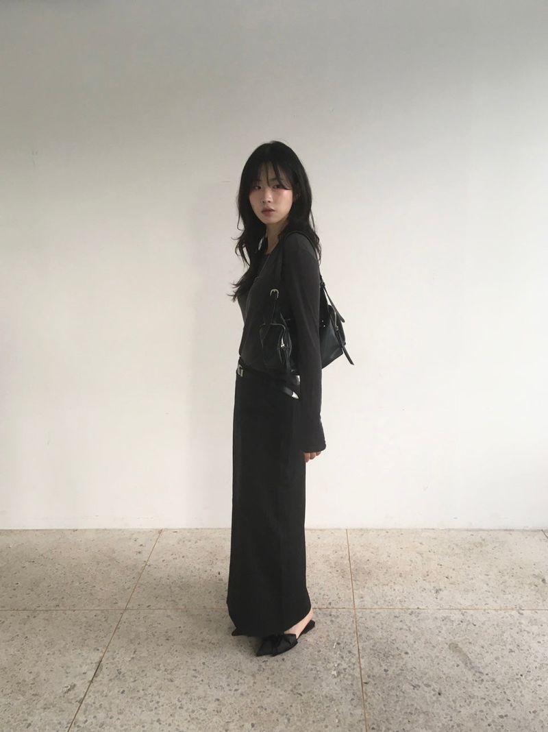 Dual Maxi Skirt