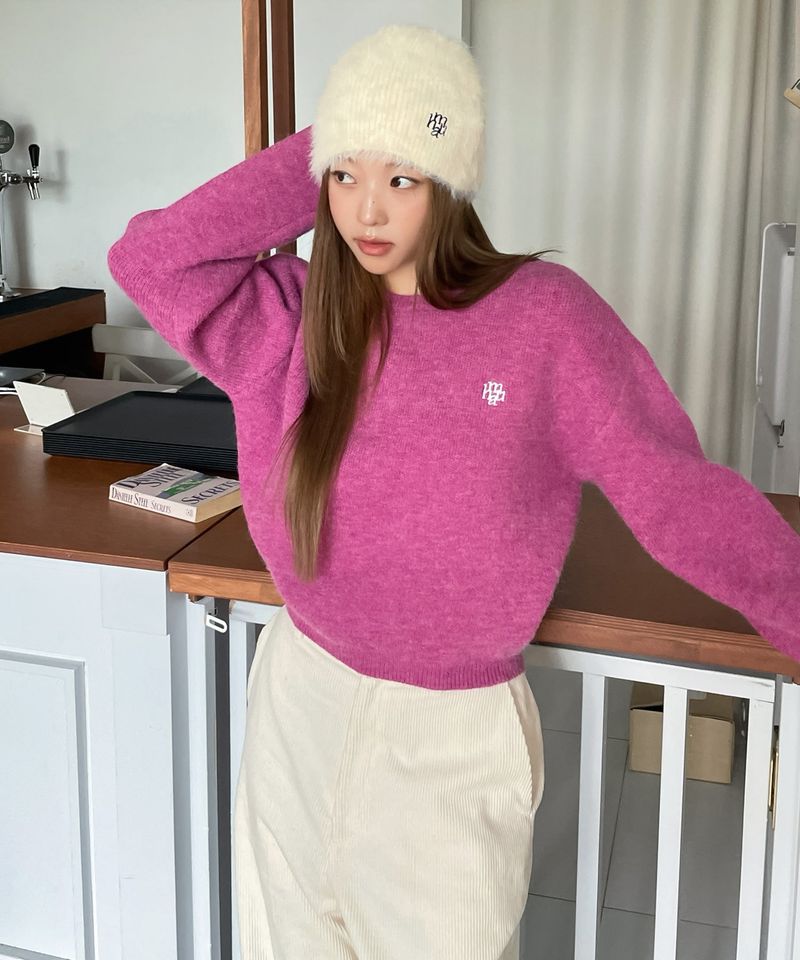 STITCH LOGO ROUND KNIT